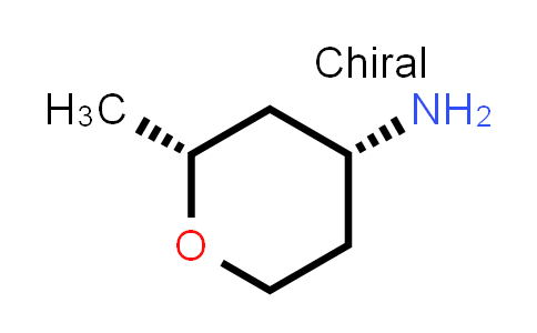 CAS No. 1334337-13-1, rel-(2R,4R)-2-Methyltetrahydro-2H-pyran-4-amine