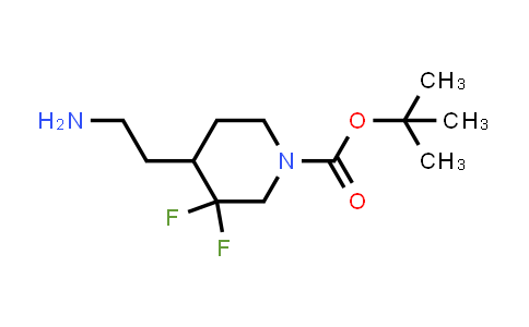 CAS No. 1334412-45-1, tert-Butyl 4-(2-Aminoethyl)-3,3-difluoropiperidine-1-carboxylate