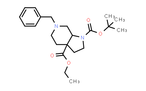 CAS No. 1334414-41-3, Ethyl 4-benzyl-7-boc-4,7-diazabicyclo[4,3,0]nonane-1-carboxylate
