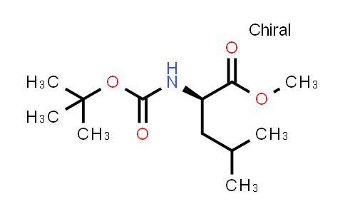 CAS No. 133467-01-3, Methyl (tert-butoxycarbonyl)-D-leucinate