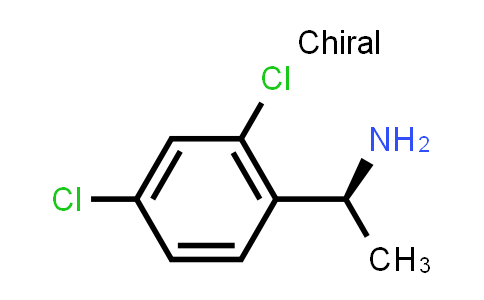 CAS No. 133492-69-0, Benzenemethanamine, 2,4-dichloro-α-methyl-, (αS)-