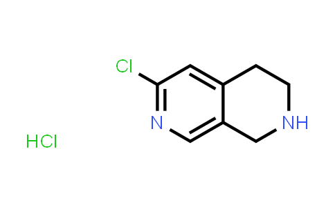 CAS No. 1335053-26-3, 6-Chloro-1,2,3,4-tetrahydro-2,7-naphthyridine hydrochloride