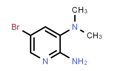 CAS No. 1335059-07-8, 5-Bromo-N3,N3-dimethylpyridine-2,3-diamine