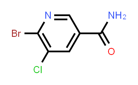CAS No. 1335059-22-7, 6-bromo-5-chloropyridine-3-carboxamide