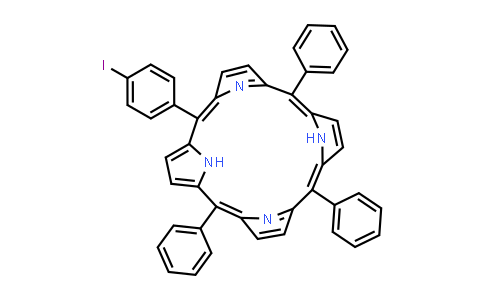 CAS No. 133513-05-0, 5-(4-Iodophenyl)-10,15,20-triphenyl-21H,23H-porphine