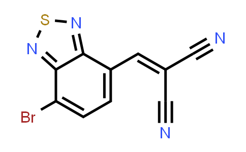 CAS No. 1335150-10-1, 2-((7-Bromobenzo[c][1,2,5]thiadiazol-4-yl)methylene)malononitrile