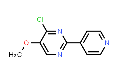 CAS No. 133661-38-8, 4-Chloro-5-methoxy-2-(pyridin-4-yl)pyrimidine