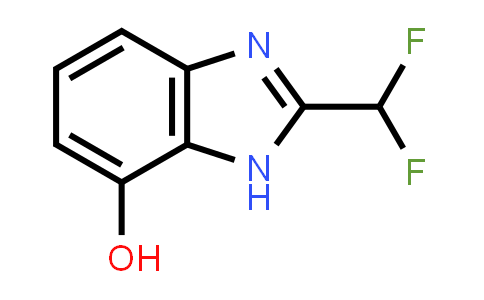 CAS No. 1336890-16-4, 2-(difluoromethyl)-1H-benzo[d]imidazol-7-ol