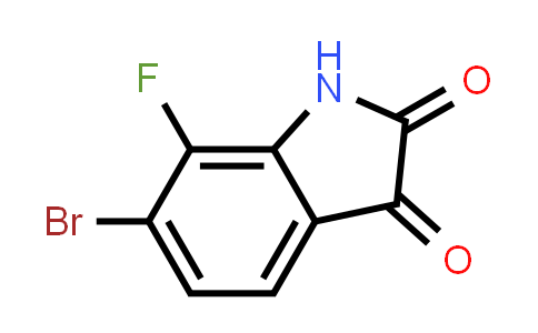 CAS No. 1336963-95-1, 6-Bromo-7-fluoro-2,3-dihydro-1H-indole-2,3-dione