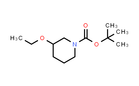 CAS No. 1337549-35-5, tert-Butyl 3-ethoxypiperidine-1-carboxylate