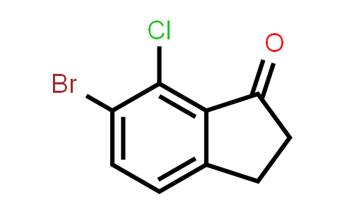 CAS No. 1337850-20-0, 6-Bromo-7-chloro-2,3-dihydro-1H-inden-1-one