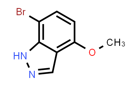 CAS No. 1337879-62-5, 7-Bromo-4-methoxy-1H-indazole