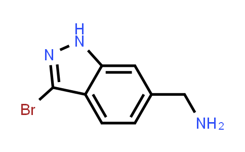 CAS No. 1337881-58-9, (3-Bromo-1H-indazol-6-yl)methanamine