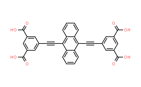 CAS No. 1337923-87-1, 5,5'-(Anthracene-9,10-diylbis(ethyne-2,1-diyl))diisophthalic acid