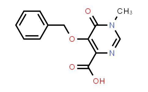 CAS No. 1338091-25-0, 5-(Benzyloxy)-1-methyl-6-oxo-1,6-dihydropyrimidine-4-carboxylic acid