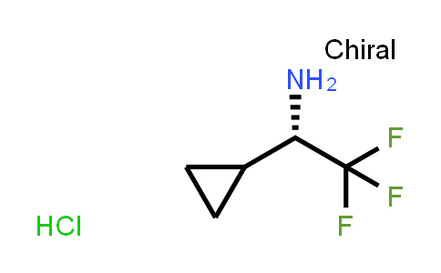 CAS No. 1338377-73-3, (1S)-1-Cyclopropyl-2,2,2-trifluoroethan-1-amine hydrochloride