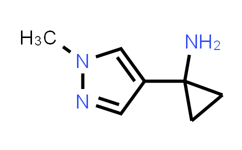 CAS No. 1338494-61-3, 1-(1-Methyl-1H-pyrazol-4-yl)cyclopropanamine