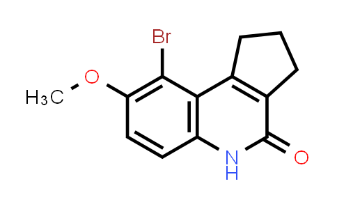 CAS No. 1338545-80-4, 9-Bromo-8-methoxy-1,2,3,5-tetrahydro-4H-cyclopenta[c]quinolin-4-one