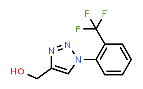 CAS No. 1338669-69-4, (1-(2-(Trifluoromethyl)phenyl)-1H-1,2,3-triazol-4-yl)methanol