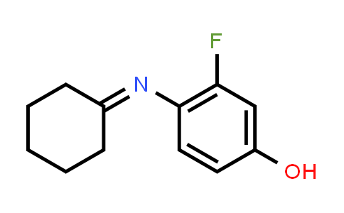 CAS No. 1338722-54-5, 4-(Cyclohexylideneamino)-3-fluorophenol