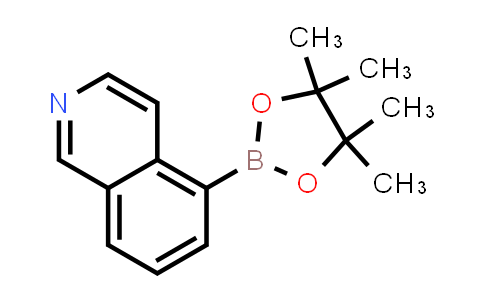 CAS No. 1338914-81-0, 5-(4,4,5,5-Tetramethyl-1,3,2-dioxaborolan-2-yl)isoquinoline