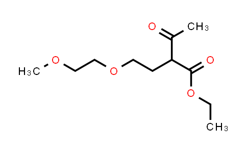 CAS No. 1338937-11-3, Butanoic acid, 2-[2-(2-methoxyethoxy)ethyl]-3-oxo-, ethyl ester