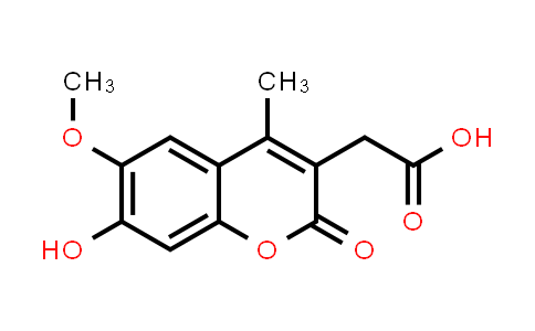 CAS No. 1338937-21-5, 2-(7-Hydroxy-6-methoxy-4-methyl-2-oxo-2H-chromen-3-yl)acetic acid