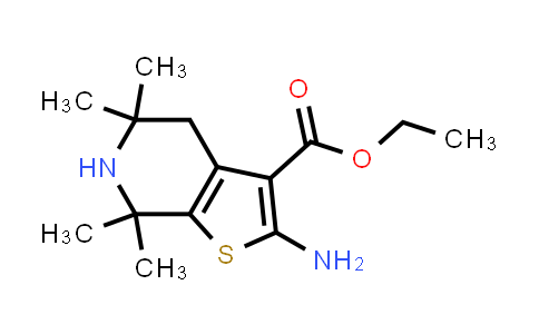 CAS No. 133894-40-3, Ethyl 2-amino-5,5,7,7-tetramethyl-4,5,6,7-tetrahydrothieno[2,3-c]pyridine-3-carboxylate