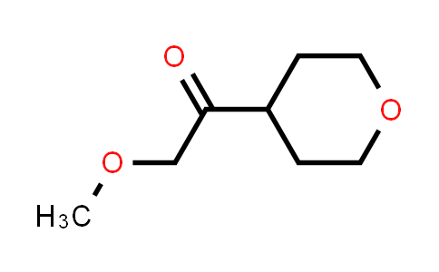 CAS No. 1338948-04-1, 2-Methoxy-1-(tetrahydro-2H-pyran-4-yl)ethan-1-one