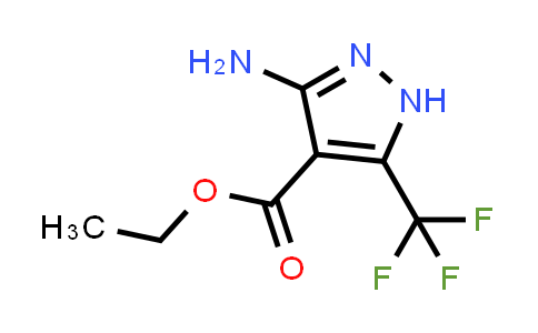 CAS No. 133922-58-4, Ethyl 3-amino-5-(trifluoromethyl)-1H-pyrazole-4-carboxylate