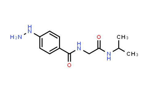 CAS No. 1339229-21-8, 4-Hydrazinyl-N-(2-(isopropylamino)-2-oxoethyl)benzamide