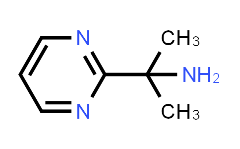 CAS No. 1339236-24-6, 2-(Pyrimidin-2-yl)propan-2-amine