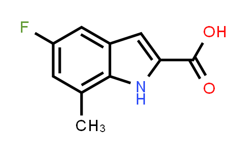 CAS No. 1339417-21-8, 5-Fluoro-7-methyl-1H-indole-2-carboxylic acid
