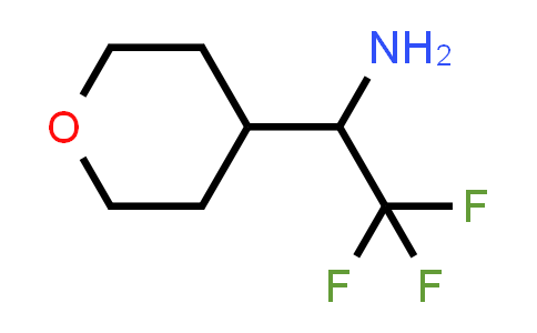 CAS No. 1339566-44-7, 2,2,2-Trifluoro-1-(tetrahydro-2H-pyran-4-yl)ethan-1-amine