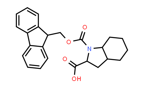 CAS No. 1339741-89-7, 1-(((9H-Fluoren-9-yl)methoxy)carbonyl)octahydro-1H-indole-2-carboxylic acid