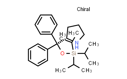 CAS No. 1339961-44-2, (S)​-2-​[Diphenyl[[trisisopropyl​silyl]​oxy]​methyl]​pyrrolidine