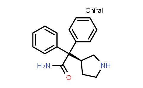CAS No. 134002-25-8, 3-(S)-(1-Carbamoyl-1,1-diphenylmethyl)pyrrolidine