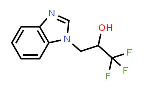 CAS No. 1340095-62-6, 3-(1H-1,3-Benzodiazol-1-yl)-1,1,1-trifluoropropan-2-ol