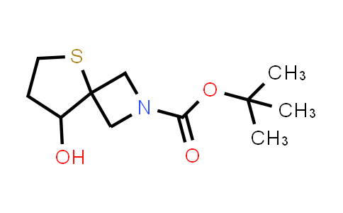 CAS No. 1340481-89-1, tert-Butyl 8-hydroxy-5-thia-2-azaspiro[3.4]octane-2-carboxylate