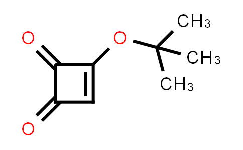 CAS No. 134056-32-9, 3-Cyclobutene-1,2-dione, 3-(1,1-dimethylethoxy)-