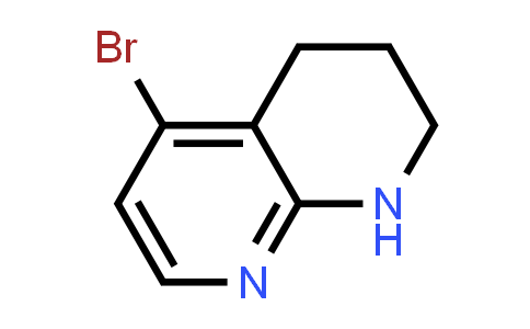 CAS No. 1341035-81-1, 5-Bromo-1,2,3,4-tetrahydro-1,8-naphthyridine