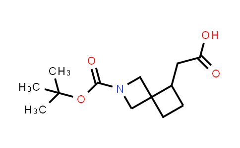CAS No. 1341036-18-7, 2-(2-(tert-Butoxycarbonyl)-2-azaspiro[3.3]heptan-5-yl)acetic acid