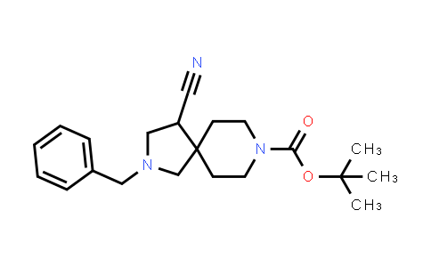 CAS No. 1341038-86-5, tert-Butyl 2-benzyl-4-cyano-2,8-diazaspiro[4.5]decane-8-carboxylate