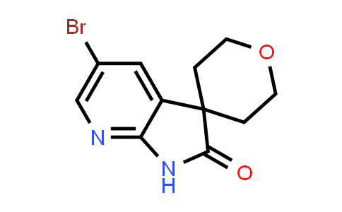 CAS No. 1341038-90-1, 5'-Bromo-1',2'-dihydrospiro[oxane-4,3'-pyrrolo[2,3-b]pyridine]-2'-one