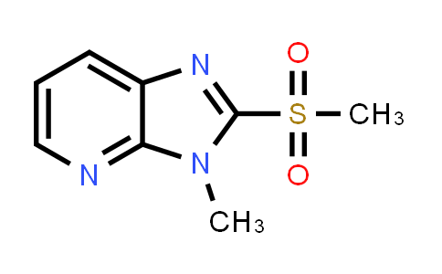 CAS No. 1341039-98-2, 3-Methyl-2-(methylsulfonyl)-3H-imidazo[4,5-b]pyridine