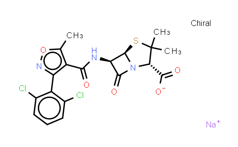 CAS No. 13412-64-1, Dicloxacillin (Sodium hydrate)