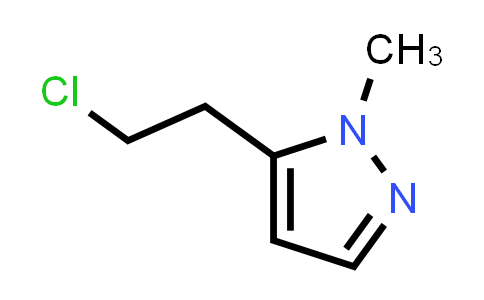 CAS No. 1341338-70-2, 5-(2-Chloroethyl)-1-methyl-1H-pyrazole
