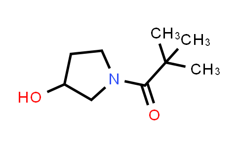 CAS No. 1341342-33-3, 1-(3-Hydroxypyrrolidin-1-yl)-2,2-dimethylpropan-1-one