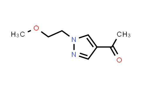CAS No. 1341830-27-0, 1-(1-(2-Methoxyethyl)-1H-pyrazol-4-yl)ethan-1-one