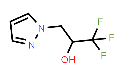 CAS No. 1342051-08-4, 1,1,1-Trifluoro-3-(1H-pyrazol-1-yl)propan-2-ol